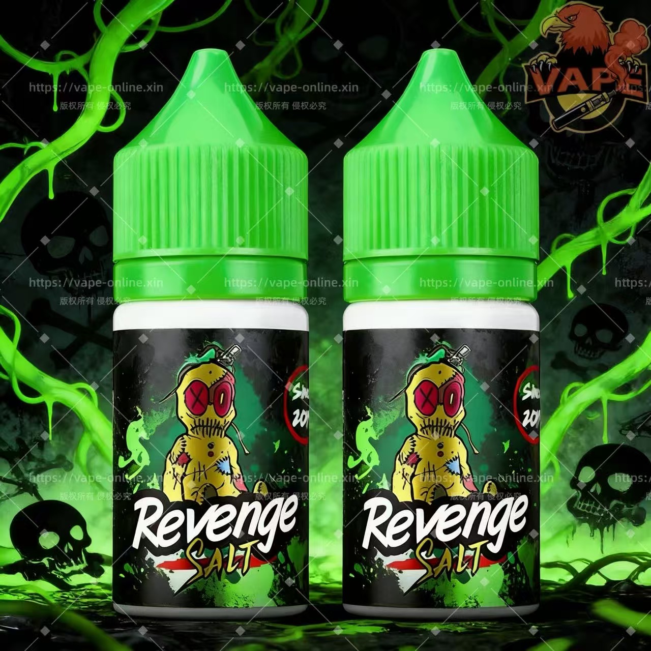 1. Revenge Voodoo 小綠人巫毒丁鹽煙油 30ml|小煙專用 台灣現貨 買5送1