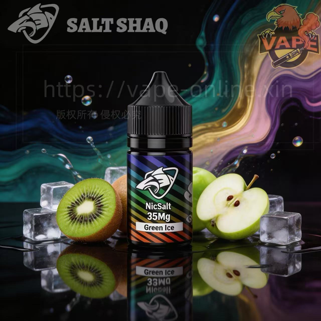 鲨克/彩鲨系列 电子烟 烟油 35mg/40mg 30ML - 图片 2