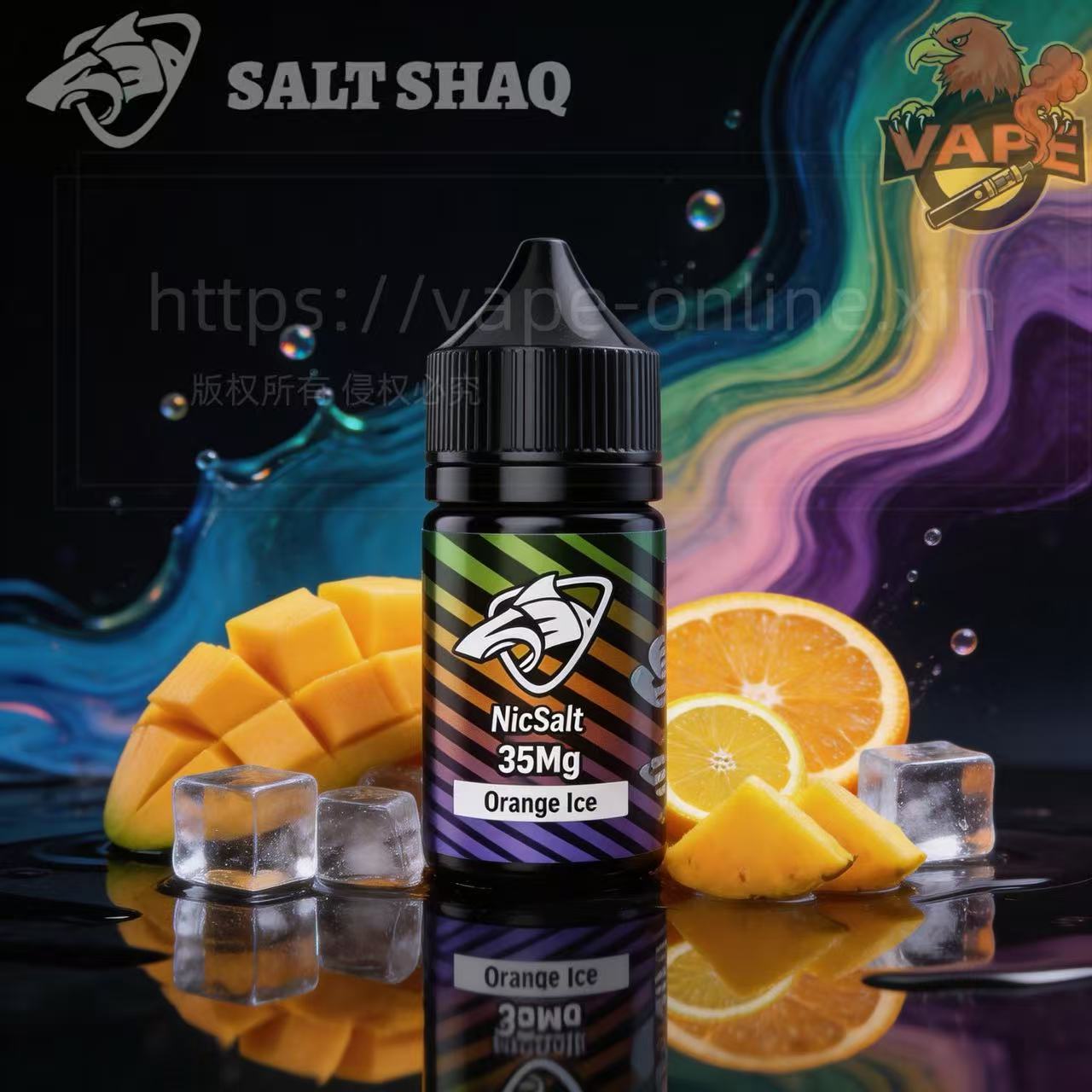 鲨克/彩鲨系列 电子烟 烟油 35mg/40mg 30ML - 图片 3