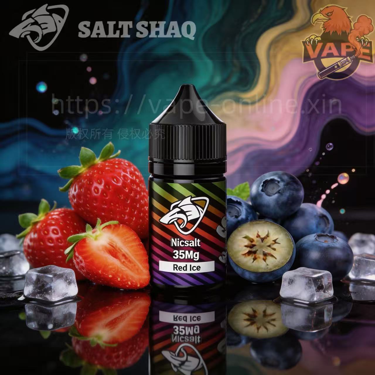 鲨克/彩鲨系列 电子烟 烟油 35mg/40mg 30ML - 图片 4